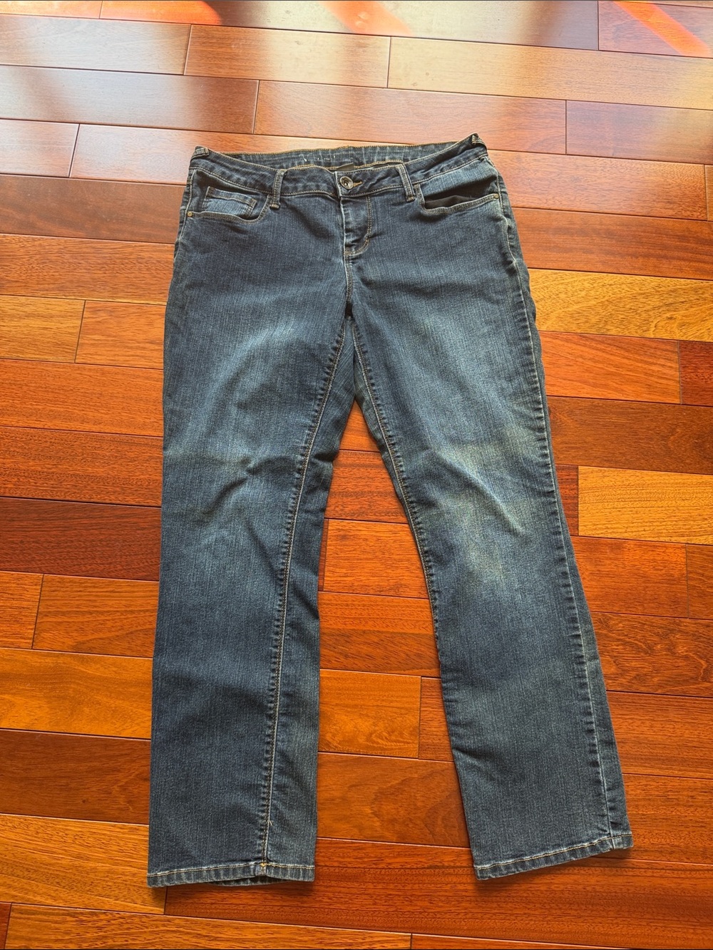 Natural Reflections Women's Straight Leg Jeans - Denim Blue